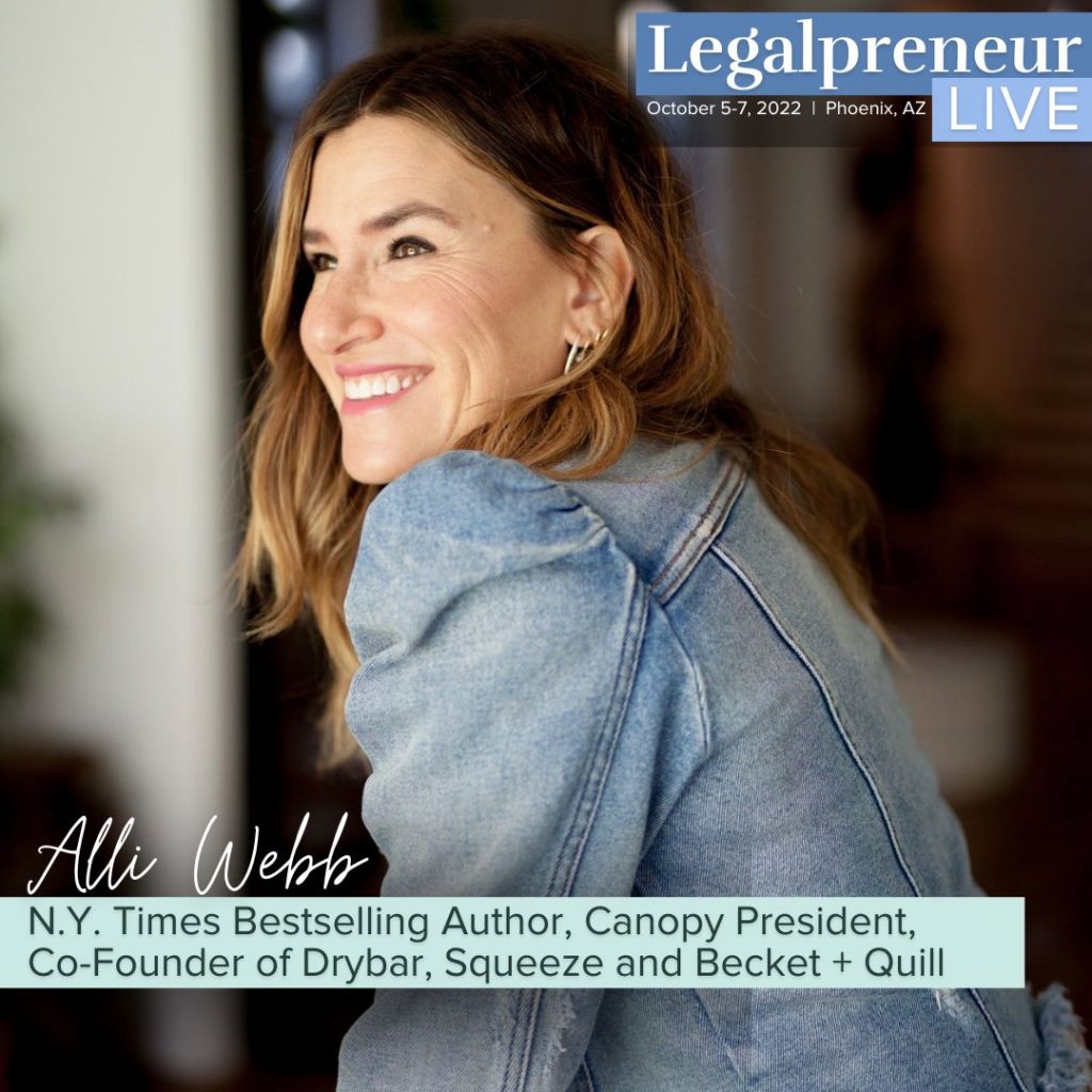Alli Webb Legalpreneur LIVE Speaker